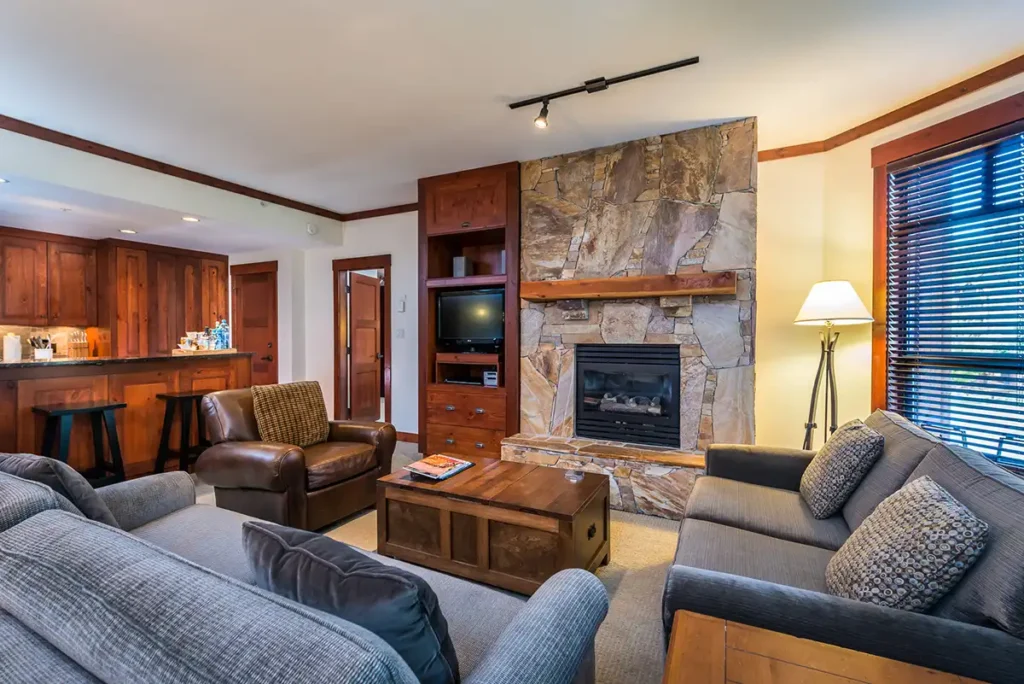 First Tracks Lodge Living Room